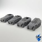 SDKFZ 250 Half Track WW2 Tabletop Gaming 3D Print