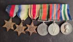 WW 2 Group of 5 + 1 Medals. K.996313 D.J. Thomas. SHPT.1. R.N.R. 