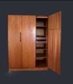 G plan fresco mid century teak Triple Bifold wardrobe Drawers Shelves Double