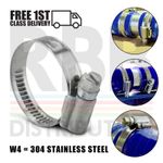 Jubilee Hose Clip Kale Hose Clamp W4 304 Stainless Steel 9mm Worm Drive Pipe