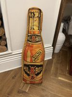 Large Rare Original MIL-K-BOTL Orange Soda Bottle-Shaped Advertising Cushion
