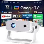 Mini Projector 1080P 4K Support WiFi 6 Bluetooth Smart Home Cinema Portable