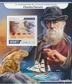 Djibouti miniature sheet 648 MNH 2017 Charles Darwin
