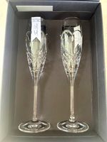 Waterford True Love Crystal Champagne Flutes 125ml Set of 2 Clear Boxed
