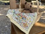BOYS/GIRLS FARM HANDMADE PATCHWORK QUILT, COTTAGECORE, BLANKET,QUAINT, HORSE/PIG