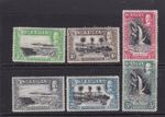 ST LUCIA 1936 KGV PICTORIAL SET TO 3d HINGED MINT
