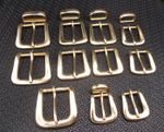 SOLID BRASS CHUNKY BELT BUCKLE [ 3/4" - 1.5" ][ 20 mm - 38 mm ] + Loop IF NEEDED