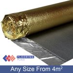 5mm Sonic Gold Acoustic Underlay For Wood & Laminate Flooring with Overlap