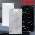 72x Self-Adhesive Marble Tiles Wall Sticker Stick On Kitchen Bathroom Home Decor