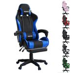 PORIYA Swivel Gaming Chair PU Leather Home Office Chair Sports PC Computer Chair