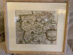 Merioneth, Saxton/Kip c.1630 Copper engraving