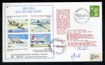 1981 RAF Cover Record Breakers  M/S RAF Biggin Hill  Signed Falcons Parachutists