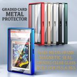 PSA/BGS Magnetic Metal Slab Protector Case for Graded Cards Holders Display Case