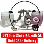 DPF Cleaning Gun  5  Cleaning Pipes & 5L High foam DPF 2 Stage fluid 5x Pro kit