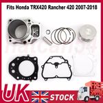 Cylinder Piston Gasket Top End Rebuild Kit For Honda Rancher TRX420 2007-2018 