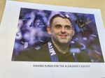 RONNIE O'SULLIVAN HAND SIGNED AUTOGRAPH A4 SIZE GLOSSY CARD