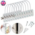 16x Window Door Cable Restrictor Security Key Lock Catch Wire Baby Child Safety