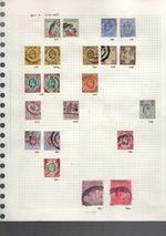 EDWARD 7TH 1901-10 COLLECTION USEDE TO 5/-. ALL DETAILS ON PAGES