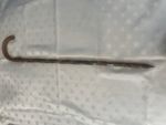 Vintage Swiss Walking Stick Cane with Stocknagel Hiking Badges Switzerland