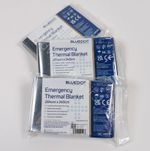 Emergency Thermal Foil Blankets for Shock, Rescue, Hypothermia & Survival,