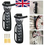 FREE UK Dispatch Wall Mount Bike Hanger 1-10 Pack Heavy Duty Bicycle Storage
