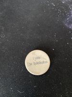 I HATE THE INDELICATES BUTTON BADGE  Indie Rock 