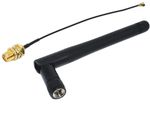 Antenna Folded Bluetooth 2.4G Wifi Module ZigBee SMA to IPEX Feeder Line 2.4GHz