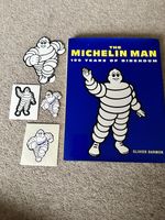 The Michelin Man 100 Years of Bibendum Hardback Book And Decals Sticker
