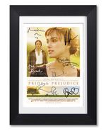 PRIDE & PREJUDICE MOVIE CAST SIGNED POSTER PHOTO PRINT AUTOGRAPH FILM GIFT
