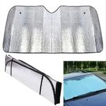 Large Windscreen Sun Shade Car Van Double Sided Aluminium UV Protect 130x60