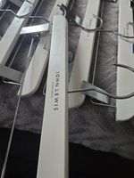 Premium John Lewis | Set of 10 Brand New White Wooden Clip Hangers, Lightweight