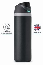 Owala Water Bottle FreeSip Insulated Stainless Steel, 710ml, White and Black UK