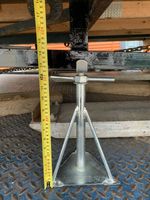 Static Caravan Large Axle Stand Mobile Home Siting Chassis 14.5" - 18.5"