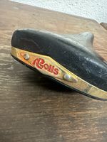 Vintage Made Italy Vintage San Marco Rolls Black Leather Saddle 1996