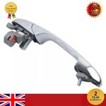 For Fiat 500 & 500C Near Passenger /Left Side Chrome Outer Door Handle 735592026