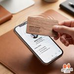 Personalised NFC Business Card Contactless Digital Card with Custom Engraving