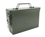 Kombat UK 30 Cal Ammo Tin, Heavy Duty Steel Military Army 30 Cal Ammo Tin 