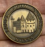 40. FREEMASON MASONIC LODGE TOKEN JOHN O’GROAT NO.1333