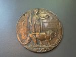 WW1 Memorial Plaque Michael Gallagher Possible Royal Munster Fusilier.