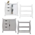 Obaby Stamford Changing Unit - Sleigh Design - Open or Closed Storage