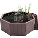 Blagdon No Dig Nature Pool Garden Wildlife Pond & Solar Fountain Above Ground