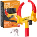 Wheel Clamp Heavy Duty Anti Theft Lock Car Caravan Security Trailer Motorhome