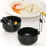 2pcs Collapsible Egg Poacher Anti-scalding Egg Cooker Cups Kitchen Gadgets