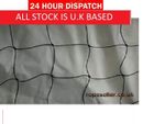 FOOTBALL STOP DAHLIA SUPPORT   NET BLACK STRONG  6m x 4m X 4" NEW ROTPROOF