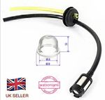 Petrol Strimmer Fuel Pipe Hose Tube Tank Filter & Grommet + 19mm Primer Bulb