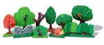 Wooden Tree Play Set - Yellow Door - Small World - YD0214 - Age 3+