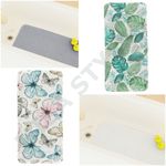 LARGE PVC ANTI NONSLIP CUSHIONED BATHTUB MAT BATHROOM SHOWER MAT STRONG SUCTION