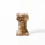 Column Candle Holder Roman-Style Stone Candle Holder Classical for Living Room