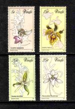 Venda 1981 Orchids complete set of 4 values (SG 42-45) MNH