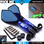 Side Rearview Mirrors ATV Off-Roads Scooter For Yamaha Raptor 450R 660R 700 700R